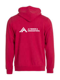 Basic Hoody Full Zip JA Tømrer og snedkerfirma